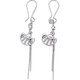 Lao Fengxiang platinum earrings, curved hook pt950 ingot abacus earrings, girl's birthday gift for girlfriend and wife, platinum jewelry, platinum, about 3.4g, one pair
