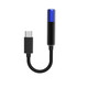 SHANLING UA Mini broadcast control version decoding amp cable HIFI small tail mobile phone computer adapter cable DSD256 hard decoding type-c to 3.5mm interface audio cable UA MINI broadcast control version blue black