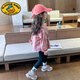 G.DUCKKIDS Little Yellow Duck Girls' Shirt Jacket Thin Spring and Autumn 2025 New Summer Sunscreen Children's Spring Clothing Spring Baby Check Bear Style Top 130 cm