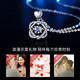 Chow Tai Sang Love Necklace Women's Clavicle Chain Beating Heart Pendant Chinese Valentine's Day Gift Exquisite Box Necklace + Certificate Necklace + Certificate