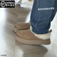 UGG EVERSHEEPSKINS Sanpo new 2025 Tatzler UGG heightening winter women's shoes thick-soled warm snow boots wool and fur integrated maroon 38