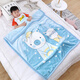Children's blanket newborn cloud blanket double layer thickened child autumn and winter nap quilt baby products cover nap blanket orange red about 2.3Jin Jin equals 0.5 kg 140*110 double layer thickened