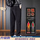 Chenille casual pants men's autumn and winter straight loose sports pants plus velvet thickened corduroy sweatpants long trousers factory direct sales high quality clearance K73 plus velvet dark gray XL recommended weight 115-125 Jin Jin equals 0.5 kg can be worn