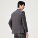 
Seven Brand [Retro Stripe Three-Piece Suit] Men's Suit Color Spinning Garment Business Gentleman Set Chocolate 44 (B44)