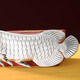 Silverbait 999 pure silver arowana silver ornaments such as fish, water tea, pet tea ornaments, arowana, arowana, silver weight about 10 grams