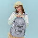 
vanwalk new Starry schoolbag girls ins junior high school students large-capacity backpack backpack travel bag backpack wish star white