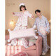 Gongdie light and soft mikko spring and autumn couple pajamas for women long-sleeved cute cartoon outer wear home clothes for men