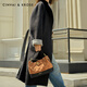 Cinvaikrose Small Fragrance Style Tote Sac Women's 2025 grande capacité Sac à bandoulière unique Sac pour femmes Back Backt Back's Day's Day's Gift Khaki [Cadeaux à la petite amie, à la femme et aux filles sont sincères et pratiques]