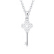 BOC Billion Gold PT950 Scepter Key Platinum Pendant Platinum Jewelry Necklace Birthday and Valentine's Day Gift for Girlfriend and Wife Scepter Key Pendant About 1.7g + 925 Silver Chain
