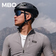 MBO New Color LightWarm Men's Autumn and Winter Light and Warm All-Match Fleece Cycling Jersey C161 Black L