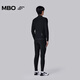MBO New Color LightWarm Men's Autumn and Winter Light and Warm All-Match Fleece Cycling Jersey C161 Black L