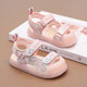 Kulomi Girls Sandals Sac Toe Anti-Kick 2025 New Children's Summer Princess Beach Chaussures Soft Sole Enfant Purple 23