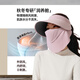Beneunder sun protection hat winter sun hat women's magnetic sun protection mask mask sun hat hiking hat men's 25 new gray