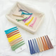 Seamless hair clip for girls, side bangs clip for face wash and makeup, hair clip, duckbill clip, random hair color, mixed color combination, 5 pcs