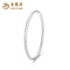 Lao Fengxiang PT950 platinum starry bracelet for women, pure platinum bracelet, Chinese Valentine's Day and Mid-Autumn Festival birthday gift for girlfriend PT950 platinum starry hand, about 7.8g