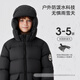 Flying in the Snow Children's Down Jacket for Boys and Girls Thickened New Simple Winter Bread Down Jacket Black 170
