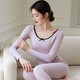 Modal Pure Cotton Herbst Kleidung und Herbsthosenanzug für Frauenbodenpullover Vollwatte Fadenkleidung und Fadenhosen für Mädchen dünne thermische Unterwäsche Q13803 L