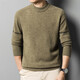 XJSGS luxury international brand men's high-end wool sweater 100% pure wool autumn and winter round neck knitted sweater men's inner wear high-end cirrus ready stock XL /115 recommended 135-155 Jin Jin equals 0.5 kg