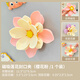 BSD cute flower magnetic sealing clip double-layer snack potato chip clip kitchen refrigerator magnet seasoning bag moisture-proof sealing clip magnetic lotus sealing clip (sakura pink)*1