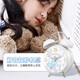 Zhenggang (ZGO) Sanrio Jade Dog Alarm Clock for children, girls and students, special wake-up artifact, powerful wake-up mute, mute and punctual Hello Kitty-white shell 4 inches 4 inches