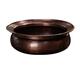 Copper Soul (TONGZHIHUN) pure copper basin handmade basin wash face clothes feet fire basin retro treasure ornaments happy basin thickened round home storage 41CM basin high waist copper retro