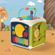 Midixiang Educación temprana Juguetes educativos Baby Hexahédrica Multifuncional Zitero Zitero de siete caras Drum Cube Música Instrumento para niños Pat Drum