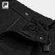 FILA woven trousers for men 2025 autumn new fitness sports loose cuff overalls paratrooper pants plus velvet black-BK L 175/84A/L