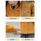 G.DUCKKIDS Girls' Jacket Three-in-One Detachable Autumn and Winter Children's Jacket Windproof Jacket for Middle and Older Children Autumn Jacket + Polar Fleece Liner Same Style 160 (Recommended Height 150cm 13-14 Years Old)