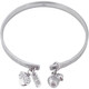 Beijing Gold Trading Center Co., Ltd. Platinum Health Blessing Bag Gourd Crushed Ice Bracelet About 32g