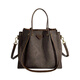 Jacoponnus Jacobang Bucket Bag Women's 2025 Nuevo nicho de alta gama de lujo de lujo Gran capacidad Commuting Soft Cuero Crossbody Bagk Café Batik Embalaje ordinario Bolsa grande