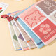 Yonghuan square towel small towel soft absorbent face wash towel square handkerchief MICHE + Tiger [one of each color] 4 pieces 25x25cm