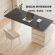 Zuoke Zuojia slate desk light luxury modern simple office desk home computer table and chair combination study large writing desk desk with cabinet 160cm