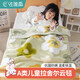 Children's Raschel Blanket Winter Thickened Baby Nap Cover Blanket Coral Velvet Small Blanket Kindergarten Student Quilt Fresh and Blossoming Baby Pregnancy Texture Fine Velvet Children's Blanket-100x120cm Delicate and Skin-Friendly 3 Seconds