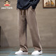 Paul Frank Pants Men's Chenille Trousers Men's Autumn Drape Loose Casual Pants Men's Pants Sports Pants Dark Gray L