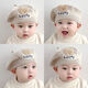 Kinder Baskenmädchen Baby Hut Herbst und Winter Koreanische Version von Bear Infant und Kleinkindjungen gestrickt Wollmaler Hut Trend Lucky Koreanische Version von Doll Bear-Black 3-15 Monate [Head Circle 40-46cm]
