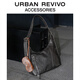 URBAN REVIVO2025 new autumn style women's retro pendant shoulder crossbody bag UAWB50247+ dark gray