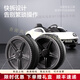 Pushou's new children's electric car four-wheel car remote control can sit on the sports car baby male and female children's toy four-wheel drive stroller moonlight white electric drive