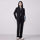 Troman black suit suit for women professional formal interview suit spring and autumn high-end women's suit jacket