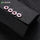Shanshan suit men's slim professional formal suit business casual striped groom's wedding dress men's clothing