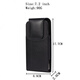 Cool clip mobile phone waist bag vertical magnetic buckle hanging waist sports pants wear belt iron clip universal leather case vertical large screen size 7.09-7.2 inches suitable for extra large size