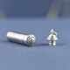 Звездная серебряная рифма S925 серебряная серебряная коробка Gawu Gawu Glossy Cylindrical можно открыть и установить с подвеской Lotus Sutra Boruo Heart Sutra Pired 13587 Great