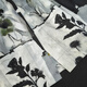 
MeiYANG (MEIYANG) Flower Market Skirt Plant Aesthetics Laiser Print Medium-Long Blossom Skirt Black Print XL