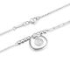Mengjinyuan Peaceful Blessing Bag Platinum Necklace PT950 Platinum Set Chain Exquisite Versatile Necklace Clavicle Chain Gift 6.15g Chain Length Approximately 41.5+3cm