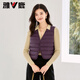 Yalu Down Vest Liner 2025 Autumn and Winter New Thin, Warm and Fashionable V-neck Silhouette Slim Women's Vest