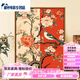 ZHUOHUA Flowers and Magpie New Chinese Diy Digital Oil Painting Living Room Dining Room Decoration Hanging Painting Coloring Pure Handmade Diy Drawing SJ13977 50*65cm Photo Frame (Color Selectable) + Brush Pigment