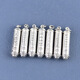Звездная серебряная рифма S925 серебряная серебряная коробка Gawu Gawu Glossy Cylindrical можно открыть и установить с подвеской Lotus Sutra Boruo Heart Sutra Pired 13587 Great
