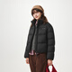 Tambor Puff Down Jacket Women's Short Stand Collar Fashion Winter Bakery Jacket 5530356D Black 160