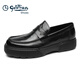 Goldlion men's shoes 25 new autumn genuine leather hand-scratch pattern business casual shoes slip-on loafers G567530744AAA