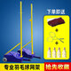 Badminton net standard net outdoor singles and doubles badminton posts mobile net rack portable indoor beach tennis rack 1m portable badminton net rack free 2-piece set