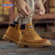 Dickies men's Martin boots high-top fashionable men's boots work boots couple boots men's earthy yellow 41-men's style